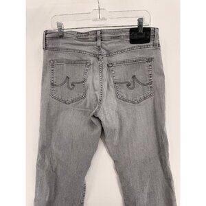 AG Adriano Goldschmied Jeans Mens 33x32 Everett Denim Gray Straight Slim
